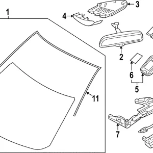 Windshield - Mazda (VA56-63-900B)