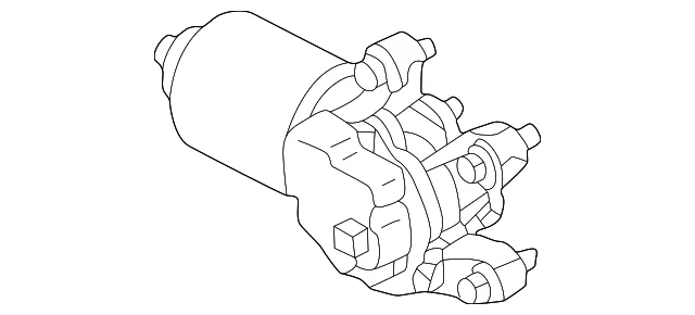 Wiper Motor - Mazda (BJ0E-67-340E)