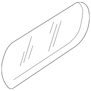 Mirror Glass - Mazda (TA01-69-183)