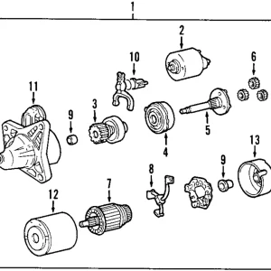 Drive End Housing - Mazda (BPD4-18-X00)