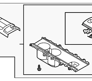 Console Assembly - Mazda (NE51-64-420F-02)