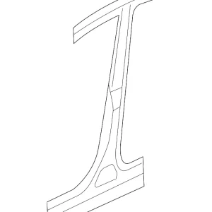 Center Pillar - Mazda (BPYL-70-351B)
