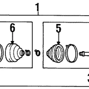 Axle Shaft Assembly - Mazda (MD07-25-500R-0A)