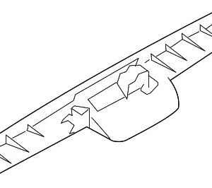Upper Trim - Mazda (BR5S-68-930B-02)