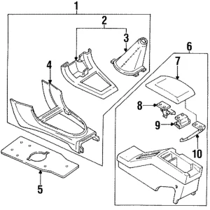 Cover Panel - Mazda (EA70-55-210A)