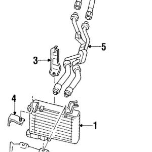 Oil Cooler Assembly Bracket - Mazda (N3A1-14-770B)