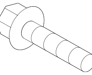 Mount Bracket Mount Bolt - Mazda (9YA4-2A-612)
