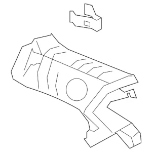Quarter Pillar Trim - Mazda (EG21-68-280F-34)