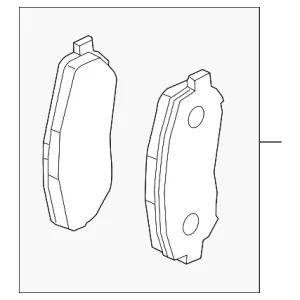 Brake Pads - Mazda (K0Y1-33-28ZC-MV)