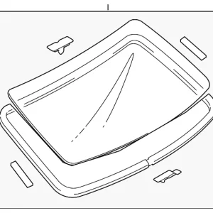 Back Glass - Mazda (GK2A-63-931B)
