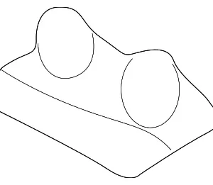 Finish Molding Cap - Mazda (B25D-50-819B-08)