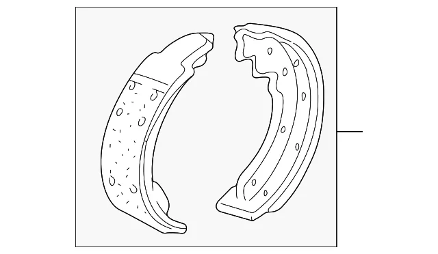 Brake Shoes - Mazda (1F60-26-310)
