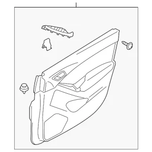 Door Trim Panel - Mazda (KA0G-68-420D-02)