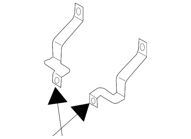 Radio Lower Bracket - Mazda (GJ6G-66-9B0)