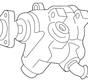 Power Steering Pump - Mazda (1F24-32-600R-00)