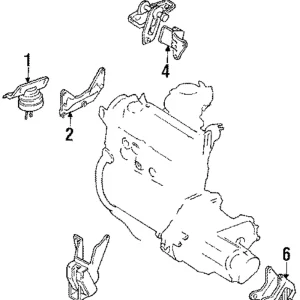 Trans Mount - Mazda (GC76-39-050A)