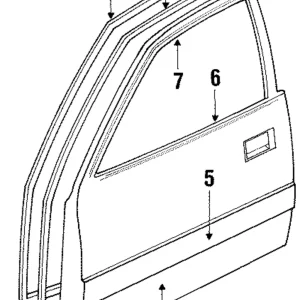 Belt Molding - Mazda (GJ22-50-640E)