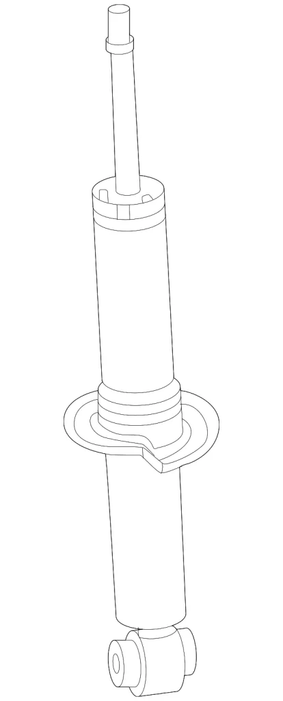 Suspension Shock Absorber - Mazda (KMV6-28-700)