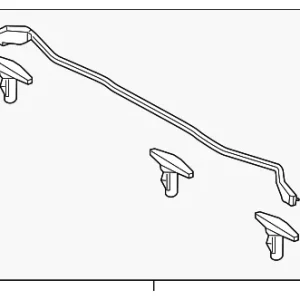 Rear Weather-Strip - Mazda (GHP9-56-760A)