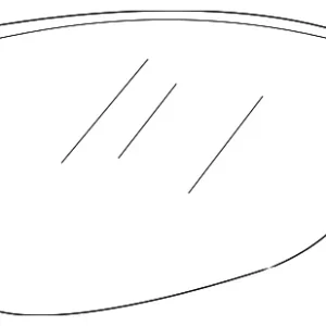 Mirror Glass - Mazda (BJS7-69-1G1)