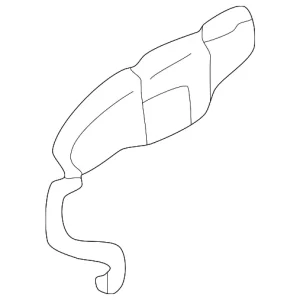 Handle, Outside Rod - Mazda (LD47-72-426)
