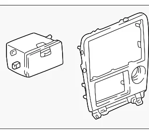 Center Bezel - Mazda (GD7F-55-310H)