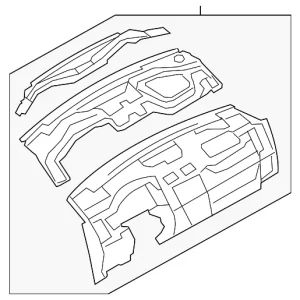 Instrument Panel - Mazda (TD11-60-400L-34)