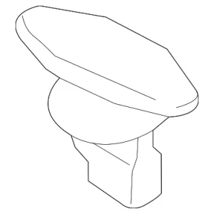 Door Weather-Strip Clip - Mazda (BJS7-58-762)