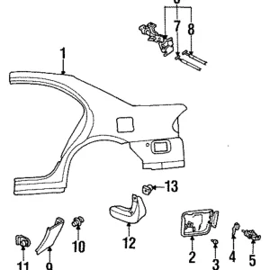 Mud Guard - Mazda (0000-88-460R-F2)