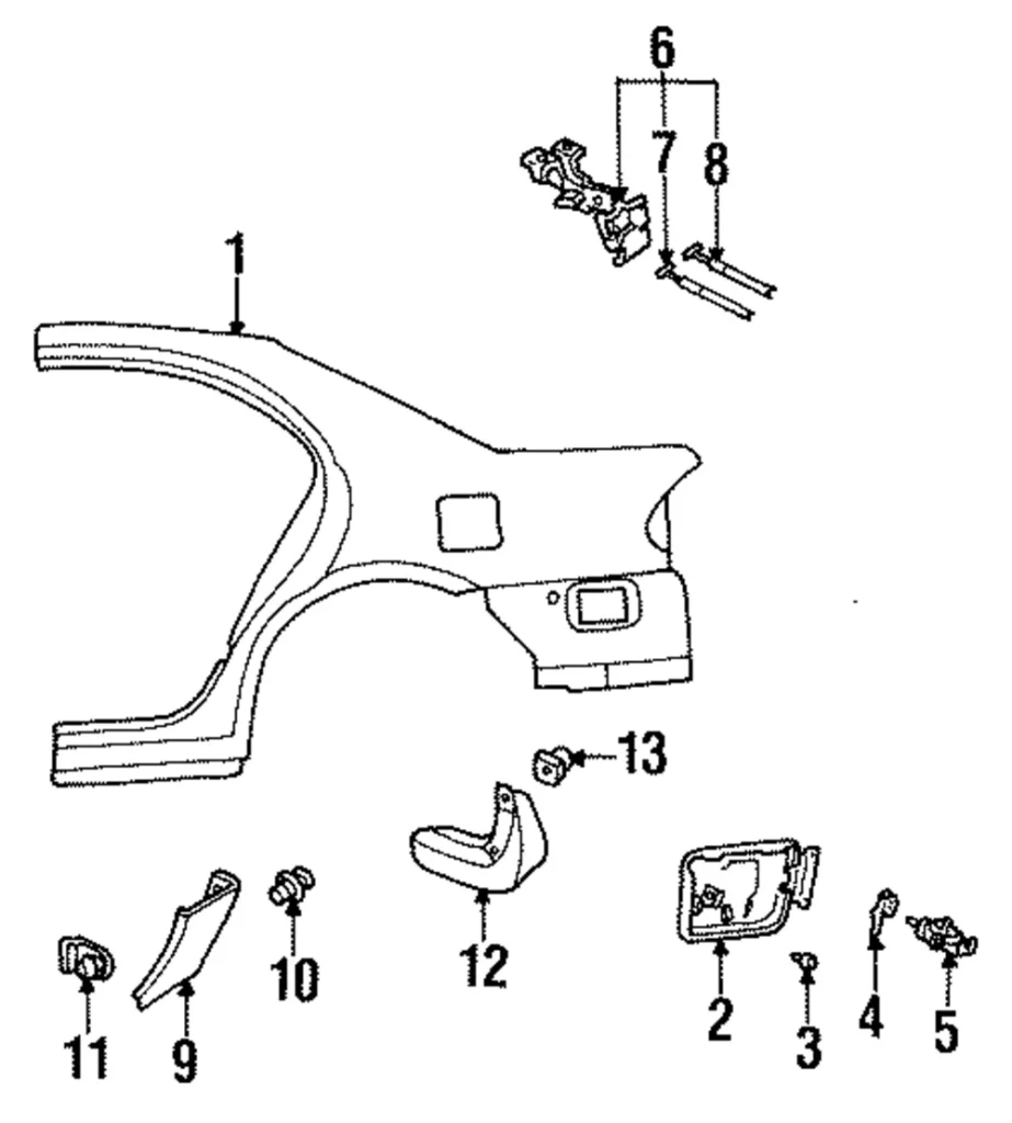 Release Cable - Mazda (BC1D-56-870A)