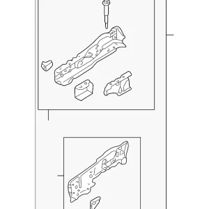 Lower Rail Assembly - Mazda (B25H-53-31XE)