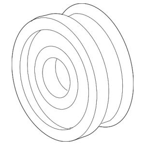 Pulley - Mazda (SH1A-18-330A)