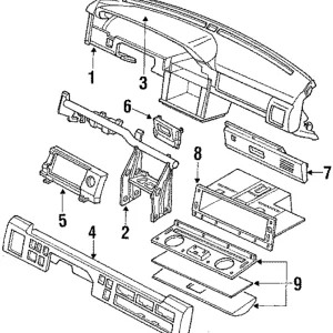 Glove Box - Mazda (HE22-64-161A)