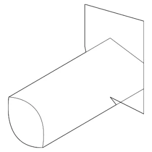 Belt Molding End Cap - Mazda (GJ6A-50-665A)