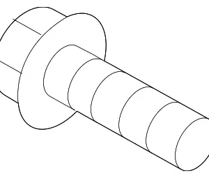 Hub & Bearing Mount Bolt - Mazda (9YA0-31-001A)