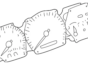 Gauge Cluster - Mazda (GG2C-55-476A)