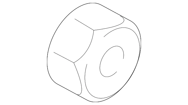 Side Air Bag Nut - Mazda (9994-60-600)