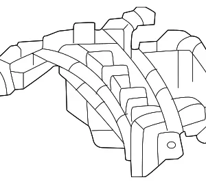Center Reinforced - Mazda (KMV6-53-6H0)