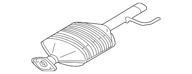 Catalytic Converter - Mazda (AJ42-20-600)