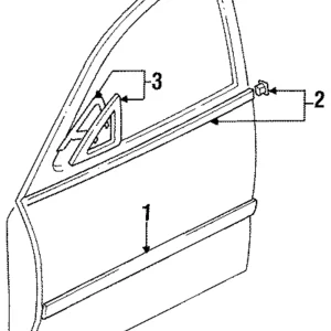 Belt Molding - Mazda (GA2K-50-640F)