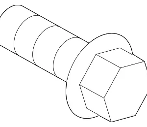 Exhaust Gas Re-Circulation (Egr) Tube Bolt - Mazda (9XF0-00-127L)