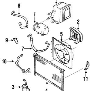 Compressor Bracket - Mazda (FS05-15-811A)