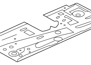 Front Floor Pan - Mazda (GSY7-54-60X)
