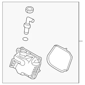 Oil/Air Separator - Mazda (PX9R-13-570)