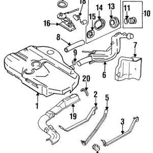 Upper Cover - Mazda (GA2A-42-241B)