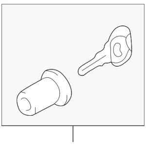 Lock Cylinder - Mazda (N1Y1-76-250)