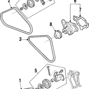 AC Belt - Mazda (JE72-15-908)