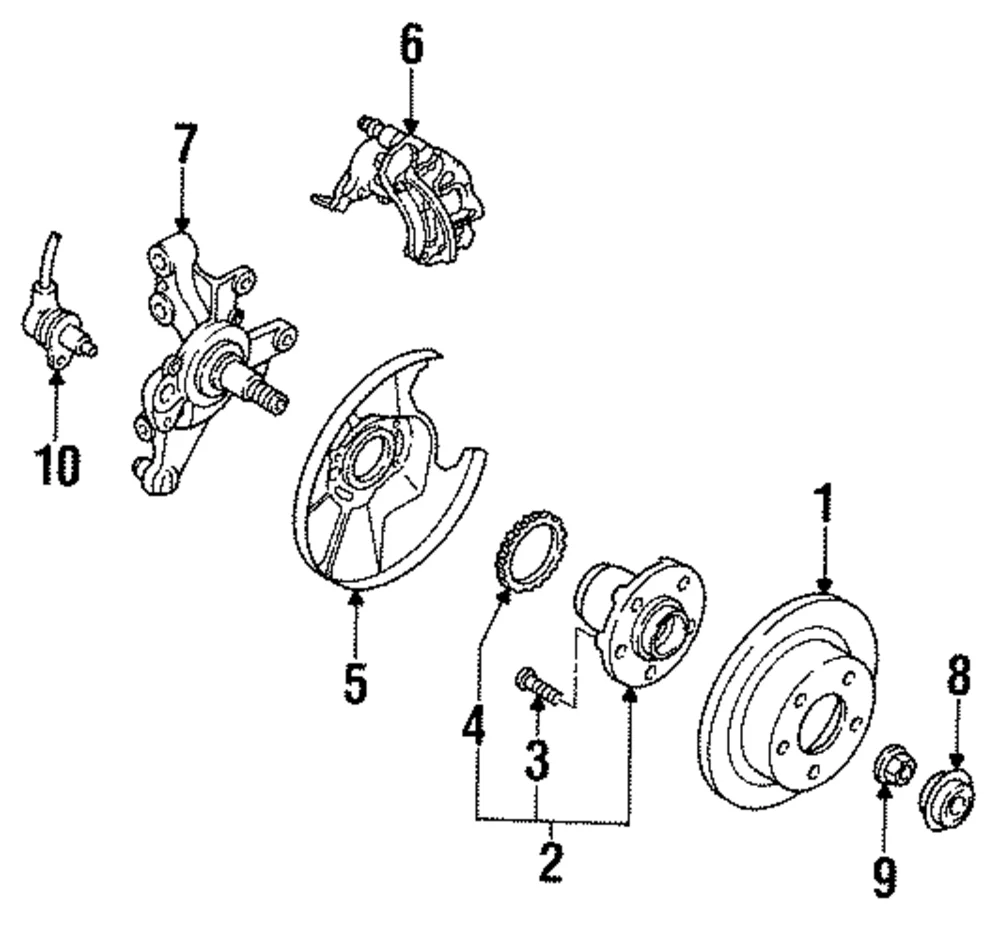 ABS Sensor Wire - Mazda (G06T-43-71Y)