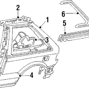Drip Molding - Mazda (B092-50-520)