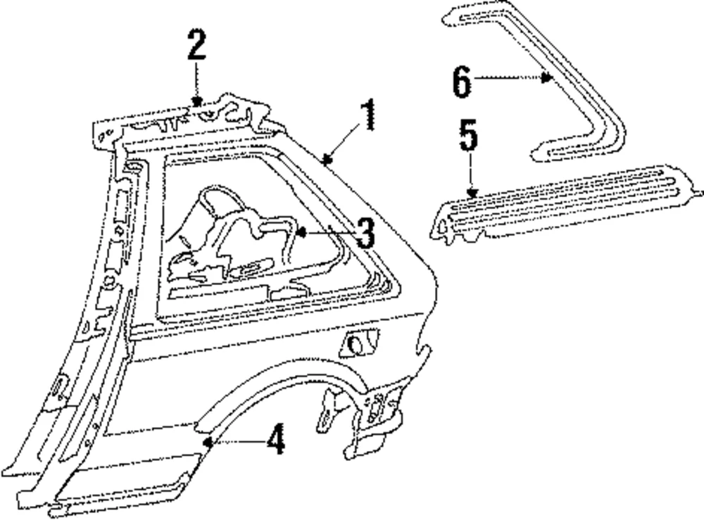 Drip Molding - Mazda (B097-50-540)